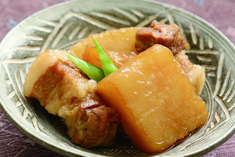大根と豚肉の旨煮