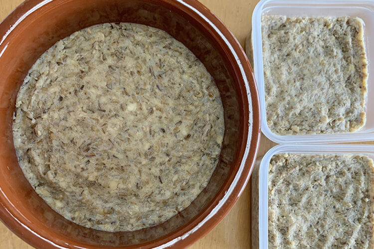 麦みそ仕込み講座～仕込み終わり