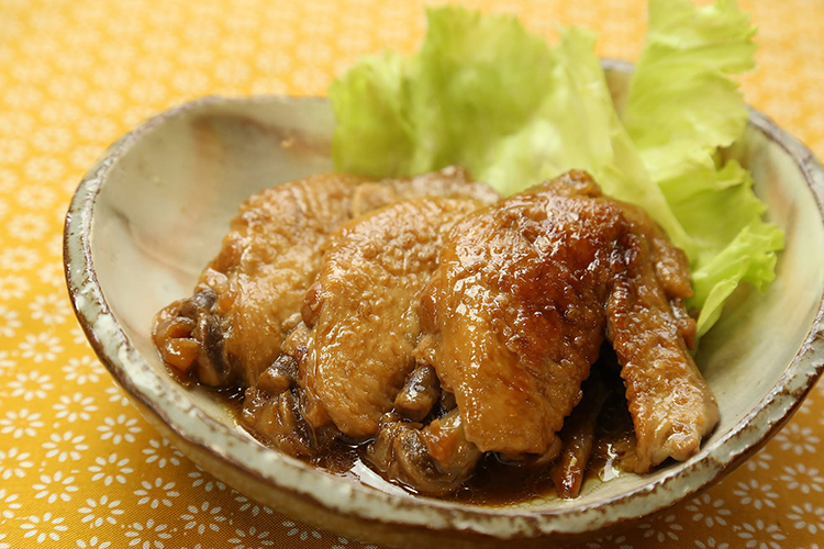 鶏手羽先の酢醤油煮